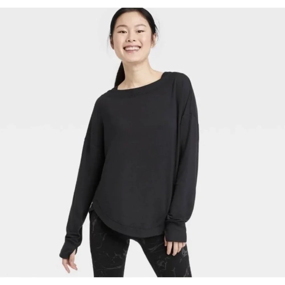 All In Motion Modal Sweatshirt Workout Tunic, XL - Picture 2 of 7